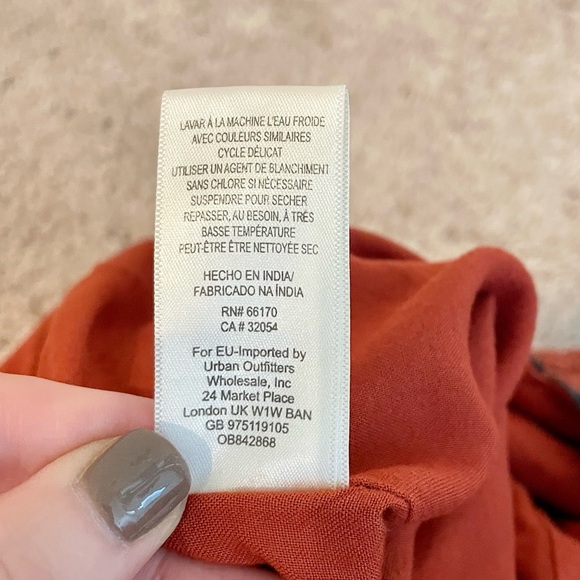 ANTHROPOLOGIE Maeve Desert Embroidered Jumpsuit SIZE 4 EUC - Picture 16 of 16